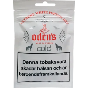 odens extreme cold white dry softpack chewing bags