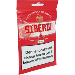 siberia extremely strong slim white dry soft pack chew